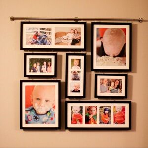 Red Envelope Hall Gallery Frames- Dark Brown Finish